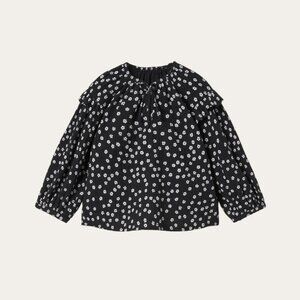Zara ruffled floral blouse size 9-12